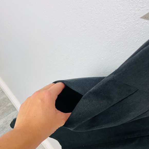 Vetta Charcoal Grey Professional Tencel Mini Dress - Picture 8 of 10